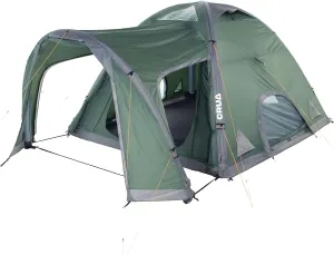 Crua Core Outdoor Camping Tent – 6 Person Tent for Camping with Inflatable Beams for Easy Set Up, Covered Porch, Great for Families, Weather-Resistant and Waterproof Outdoor Gear