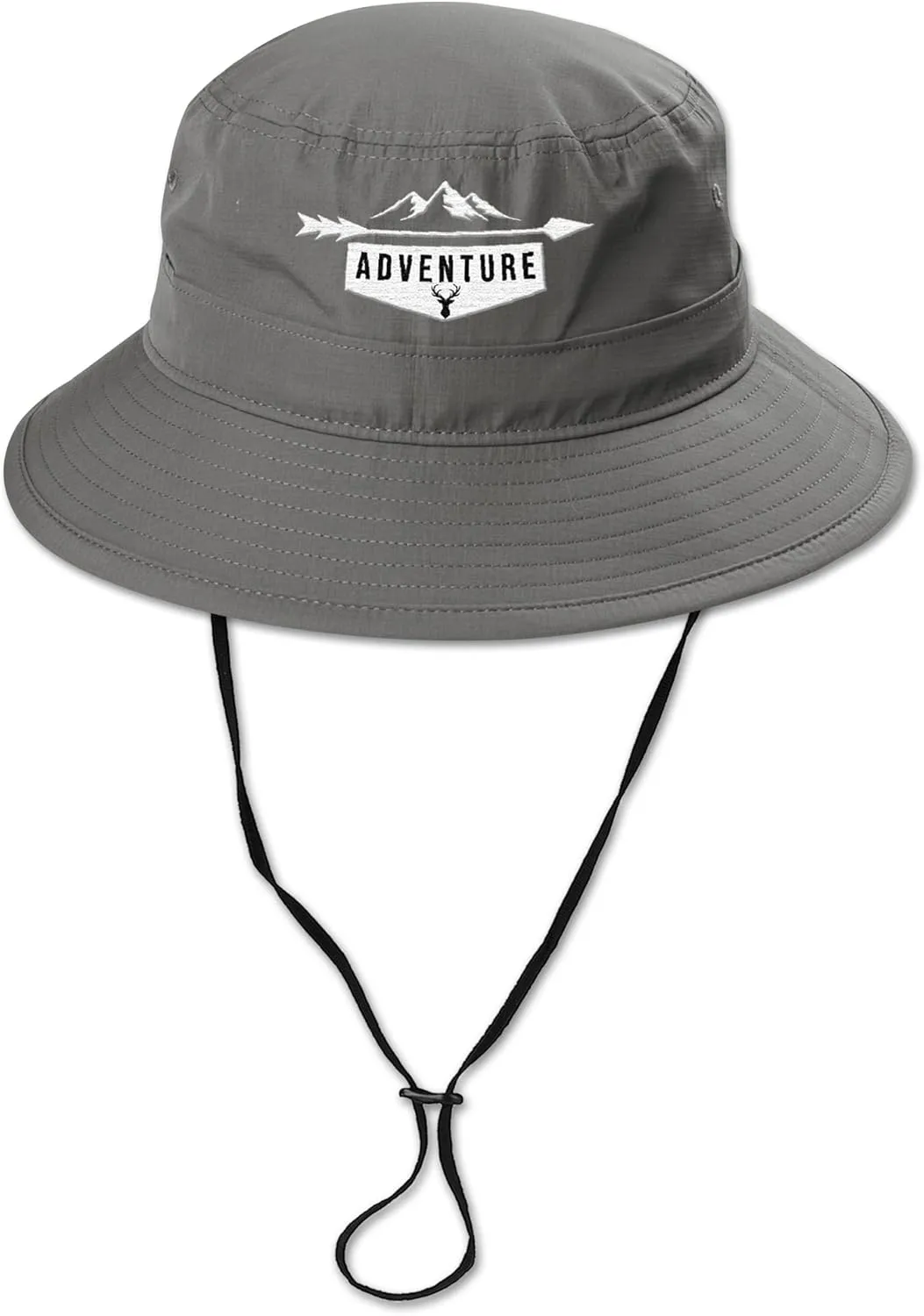 Custom Embroidered Bucket Hat Add Your Text Design Logo Adjustable UPF 30  Travel Fishing Sun Hats