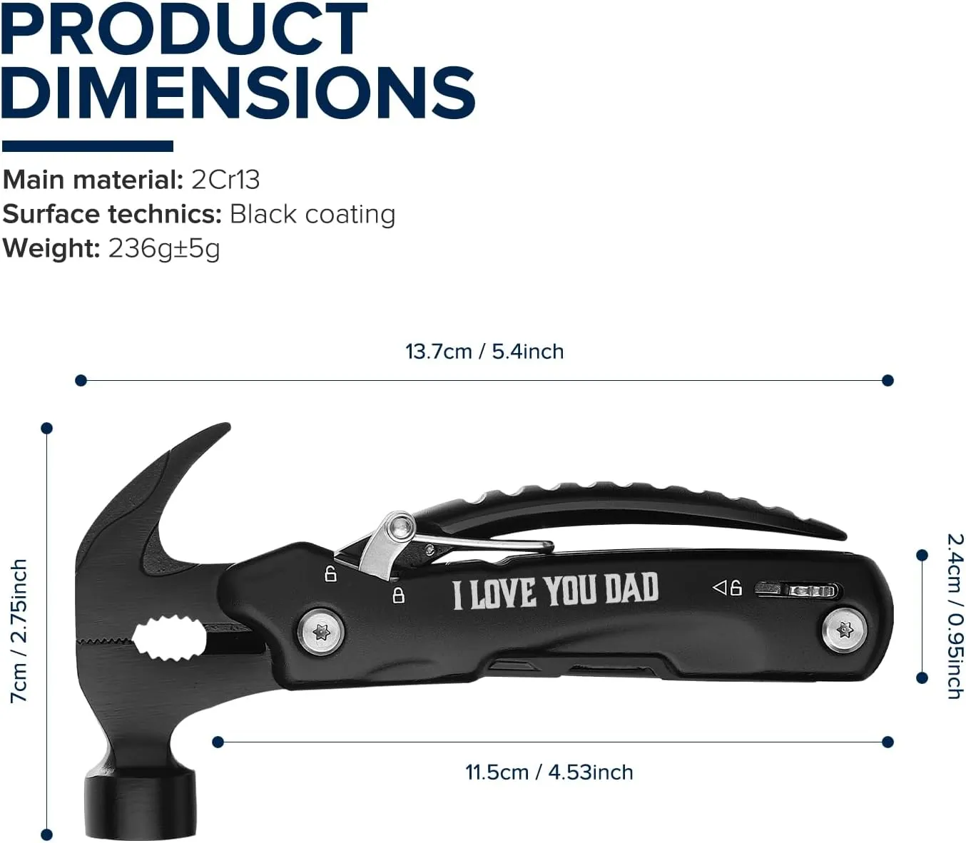 Custom Gifts for Dad - Coolest Gadgets for Men (I Love You Dad)