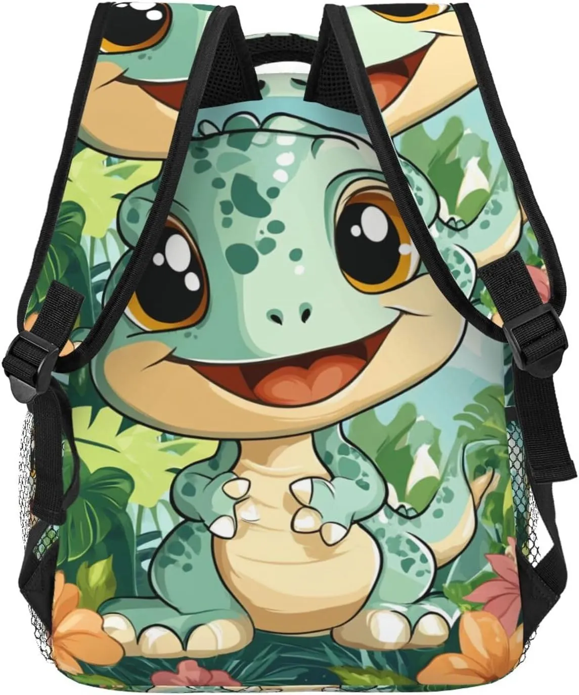Cute Smiling Dino Lightweight Backpack For Trekking Commute Women/Female