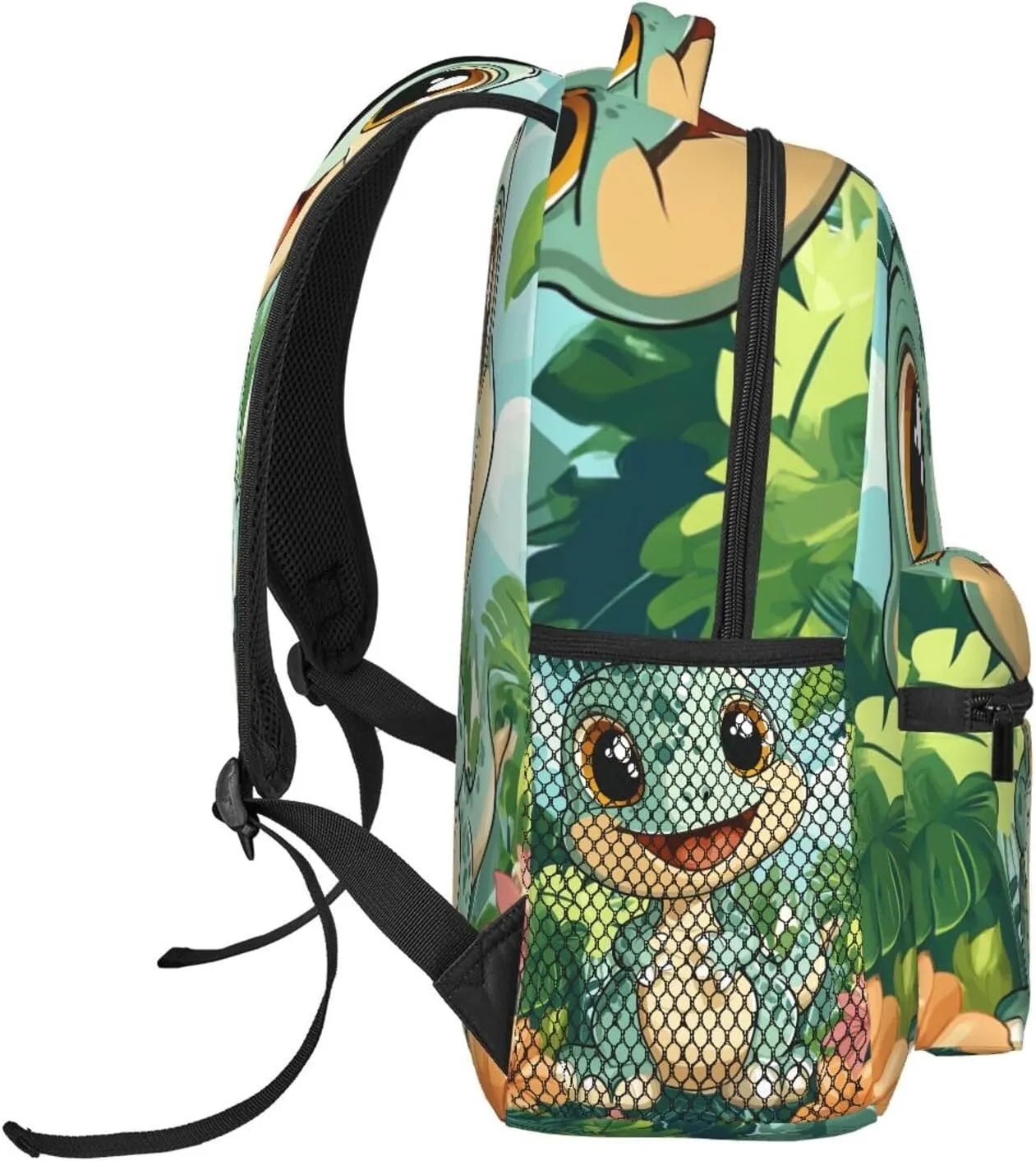 Cute Smiling Dino Lightweight Backpack For Trekking Commute Women/Female