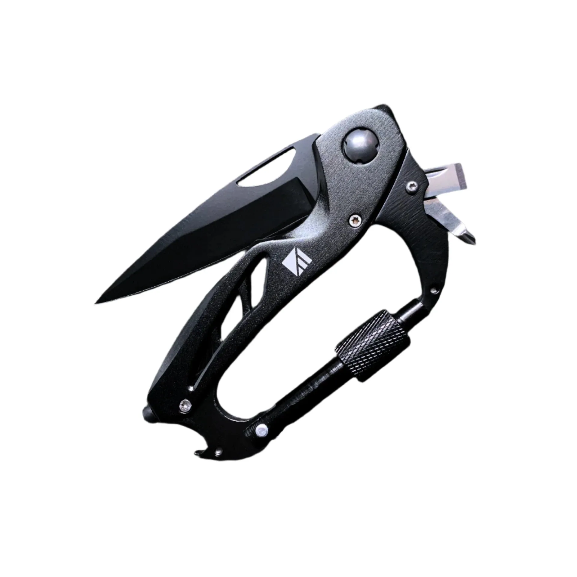 Dark Energy Carabiner Pro Stainless Steel Survival Multi-Tool | Durable and Portable