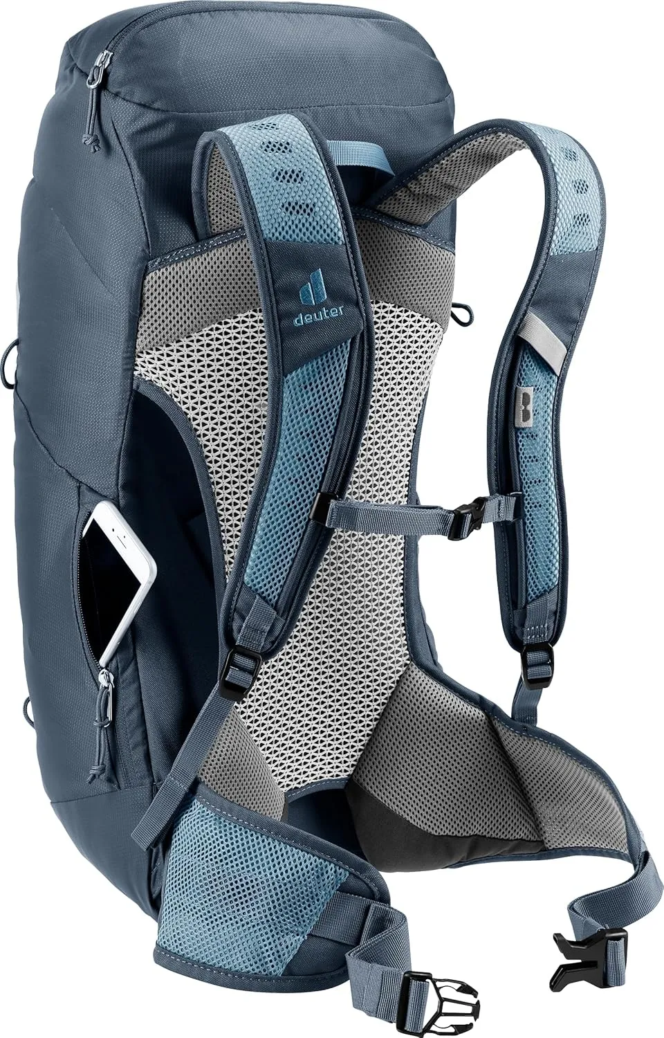 Deuter AC Lite 24L Hiking & Daypack Backpack with Steel Frame & Superior Breathability - Atlantic-Ink