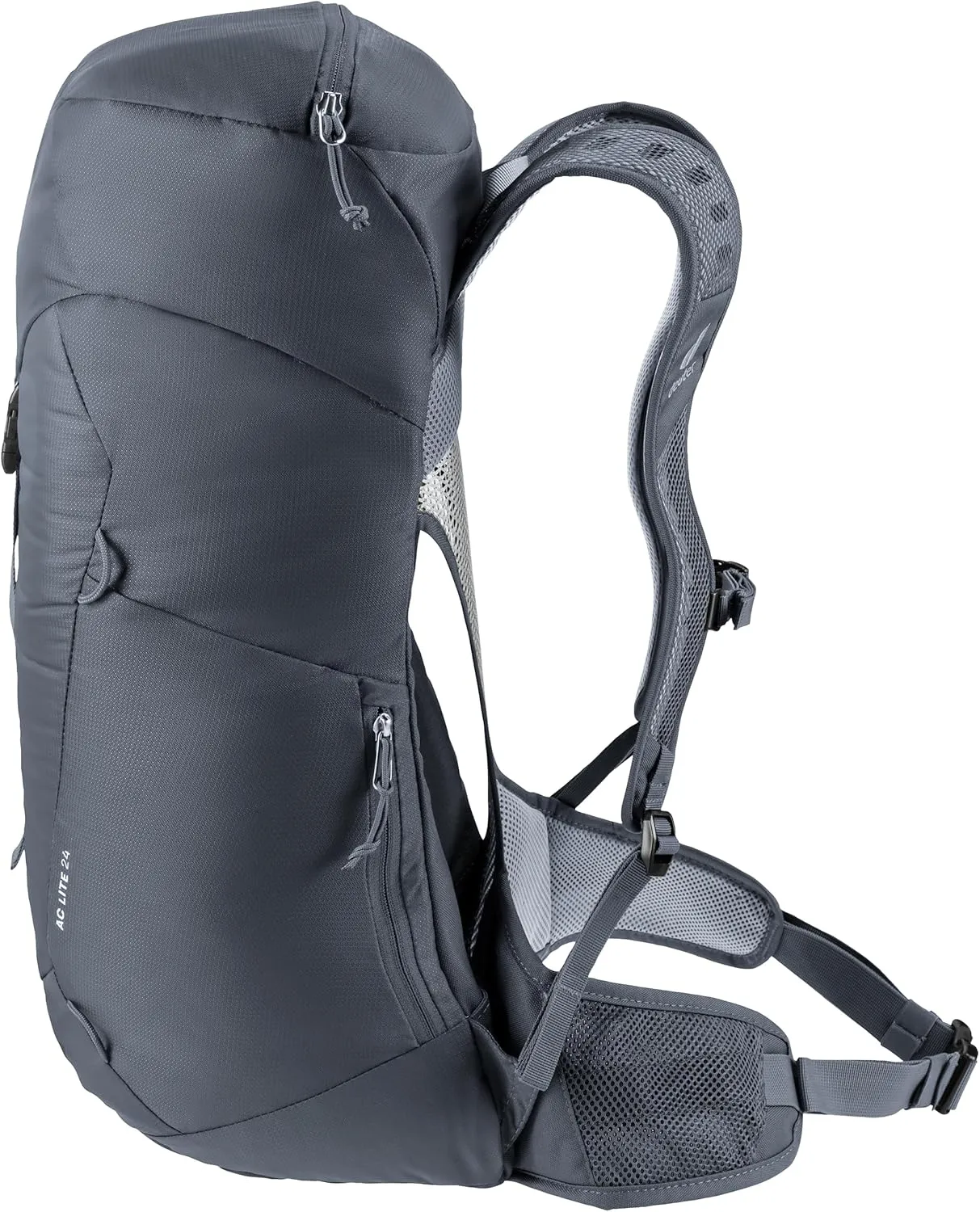 Deuter AC Lite 24L Hiking & Daypack Backpack with Steel Frame & Superior Breathability - Black