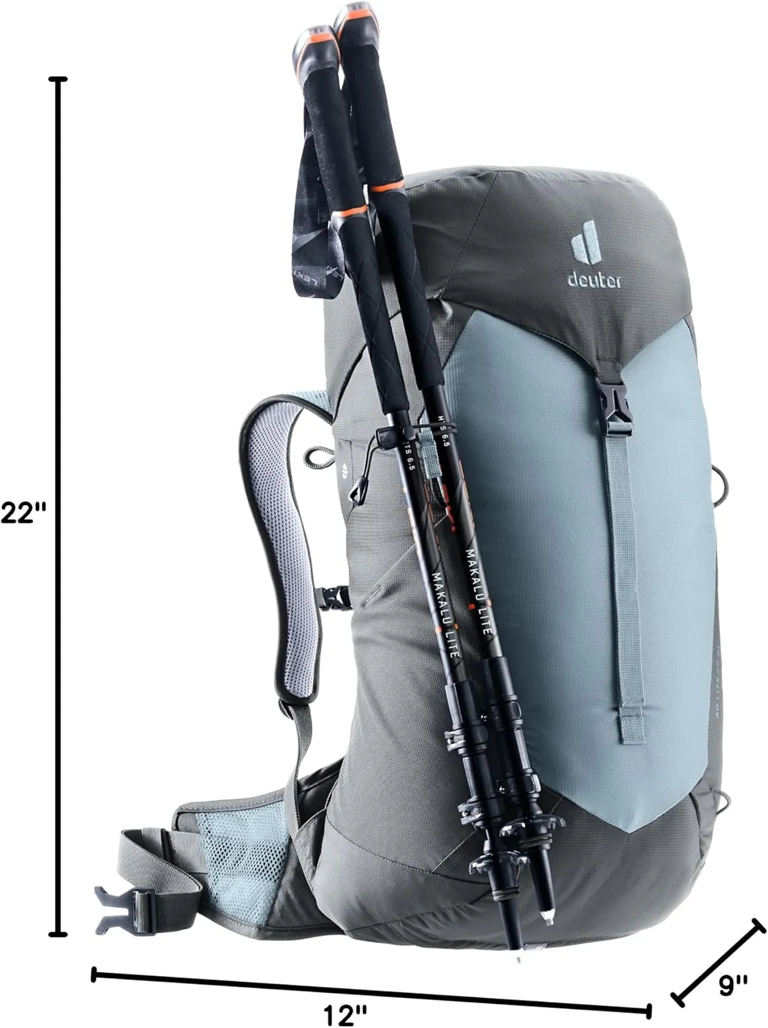 Deuter Women's AC Lite 22 SL, Shale-Graphite, 22L