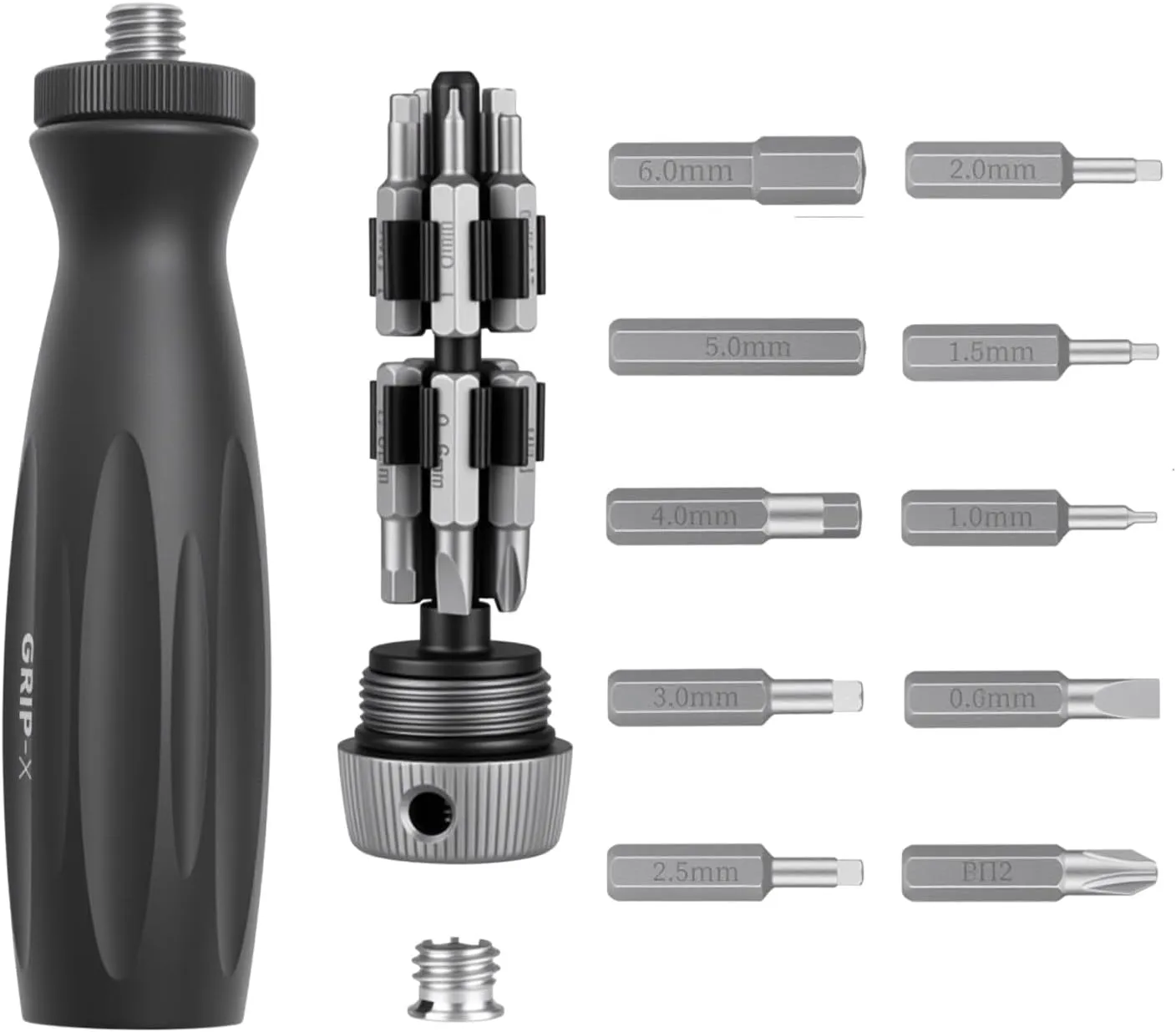 DIFESURO 10-in-1 Photographer Foldable Wrench,Pocket Multitool Screwdriver Grip, Storage Folding Tool Set with Hex Key Wrenches