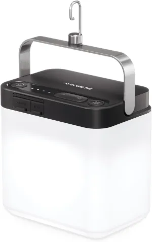 Dometic GO Area Camp Light | Multi-Use Outdoor Light | 8 Colors | Includes USB Charging Cord and Attachable Hook | 8 Hour Running Time | Bluetooth Enabled