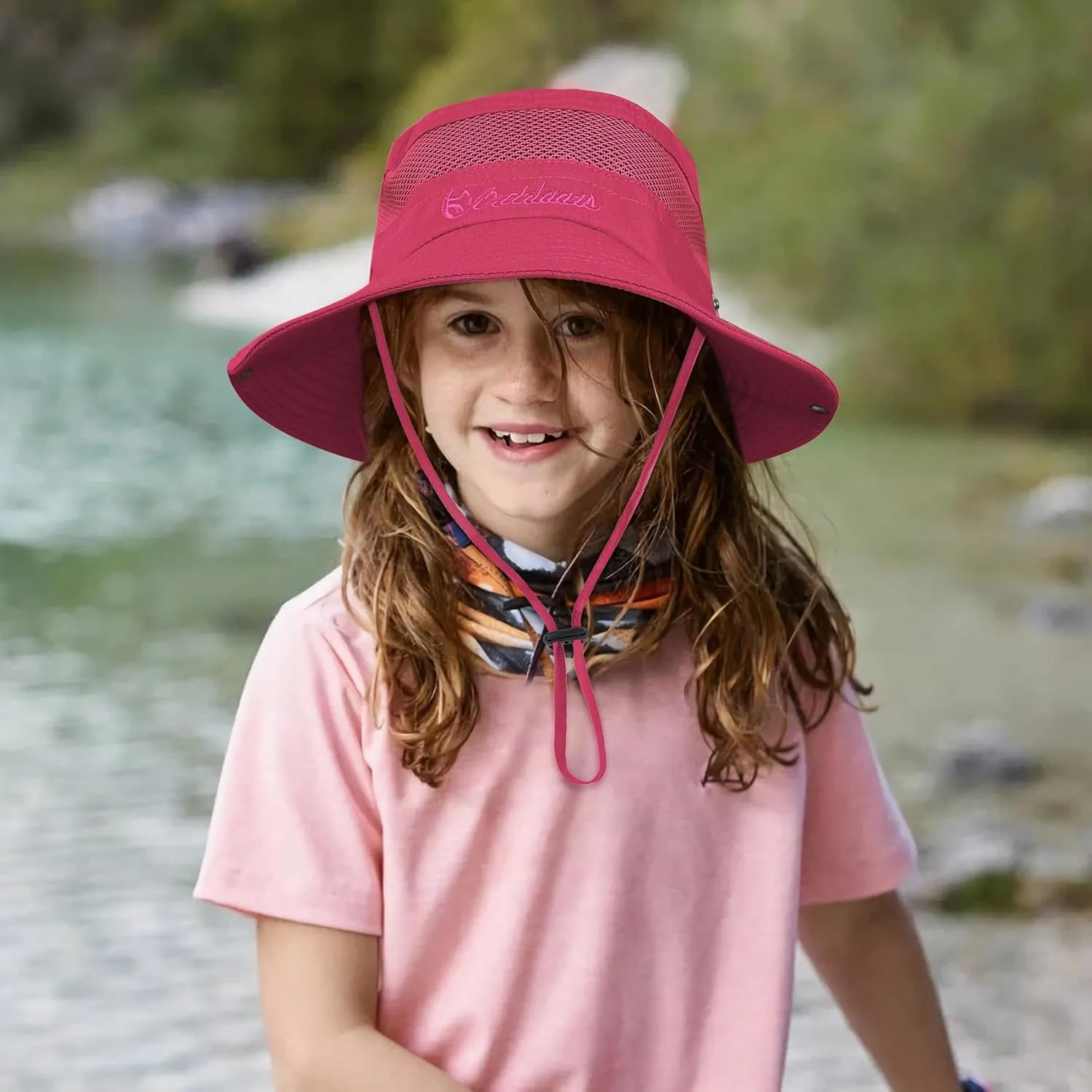 Durio Kids Sun Hats - UPF 50  Wide Brim Sun Protection for Boys & Girls
