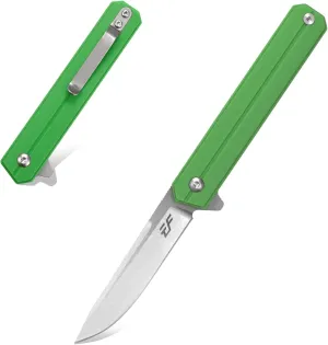 Eafengrow EF64 Folding Knife D2 Steel Blade G10 Handle Multitool Pocket Knife for Camping Hiking EDC Tool