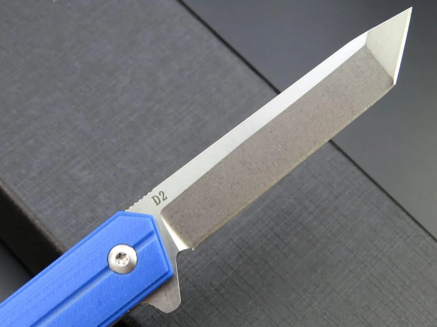 Eafengrow EF65 Flipper Folding Lock Knife Ball Bearing D2 Blade and G10 Steel Handle Pocket Assisted Multitool with Clip Everday Carry (EF65-T-royal blue)