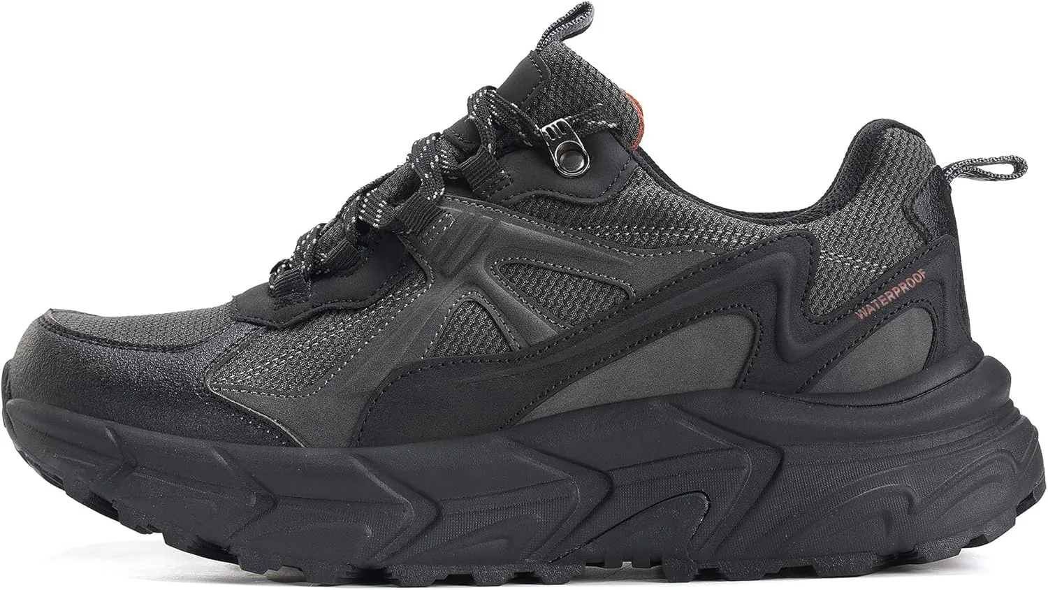 EARLDE Men's Waterproof Hiking Shoes | Trekking Outdoor Sneaker | Lightweight Non-Slip Soles