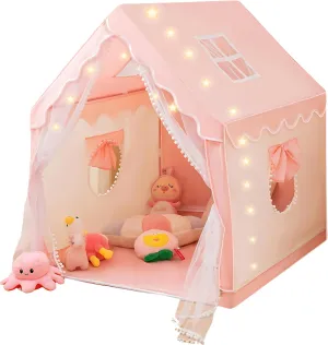 Enchanted Princess Castle Play Tent for Kids - Indoor & Outdoor Fantasy Playhouse with Easy Setup, Safe & Durable Design for Girls & Boys | Foldable, Portable Toddler Toy Gift