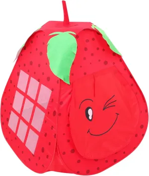 ERINGOGO Strawberry Play Tent Portable Game House Foldable Indoor Castle for Imaginative Play Easy Setup Material for Creative Fun and Learning