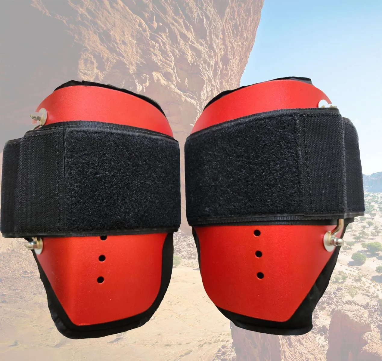 Evoke Gear Tree Climbing Spike Set Pole Climbing Spurs Pads Replacement Set Aluminum