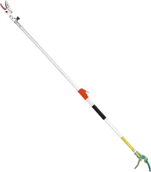 Extendable Tree Cutter, 3.67-5.45 FT Telescopic Pole Pruner, Lightweight Aluminum Handle, Teflon-Coated Blade, Cuts Up to 1 Inch, Ideal for Fruit Picking & Tree Branch Cutting | LFX101