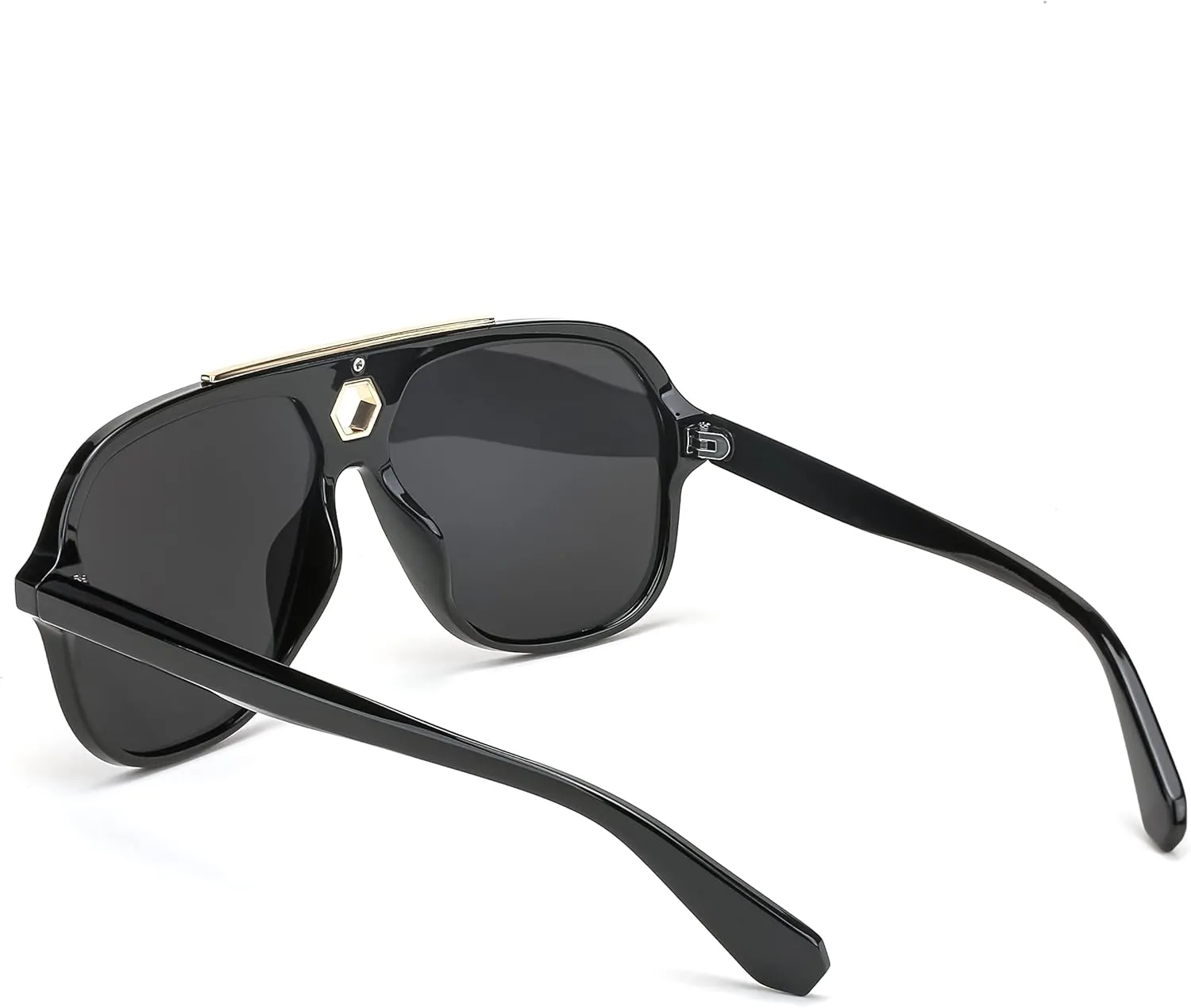 FEISEDY Retro Square 70s Sunglasses for Women Men Vintage Trendy Aviator Sun Glasses B2913