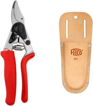 FELCO Model 12 Secateurs (Medium) & Model 910 Leather Holster