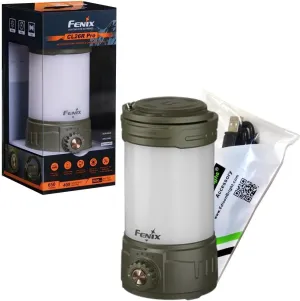 Fenix CL26R Pro 650 Lumen USB Rechargeable White/red Output Camping Lantern/Work Light, Rechargeable Battery with EdisonBright Charging Cable (Olive Darb)