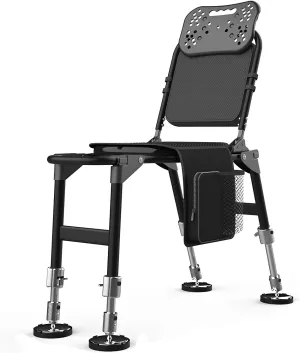 Fishing Chair Beach Chair with Adjustable Backrest Legs Fishing Chair Breathable Padded Camping Beach Office Lounge Chair Camping Chairs
