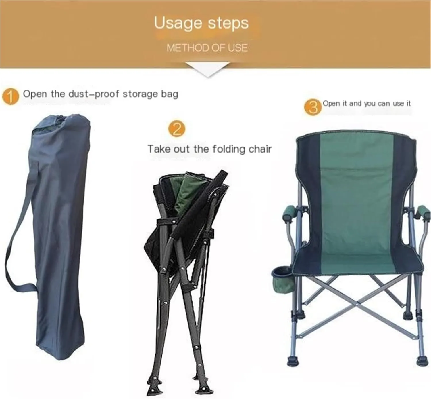 Fishing Chair Camping Folding Chair Portable Stall High Back Chair Folding Chair Green Blue Black Camouflage(Camo)