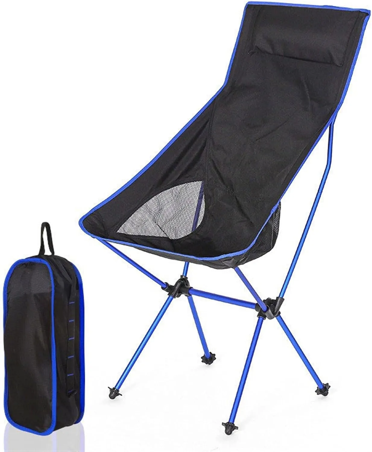 Fishing Chair Outdoor Aluminum Alloy Fishing Lawn Chair Fishing Chairversion with Pillow Recliner Outdoor Folding Chair