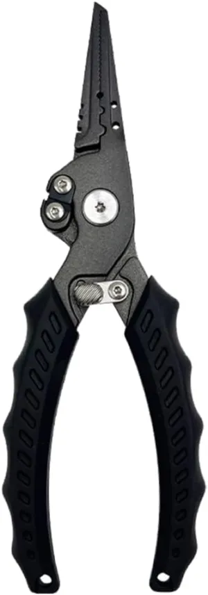 Fishing Plier Fishing Multitool Stainless Steel Pliers Multifunction Fishing Line Cutter Rings Opener with Lock