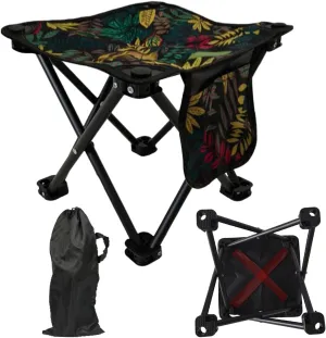Foldable Outdoor Chairs - Folding Seat, Lightweight Camp | Portable Heavy Duty Chair for Backpacking Hiking Fishing Sports Picnic Lawn Storage Bag Travel Beach Hunting BBQ Festival Gear
