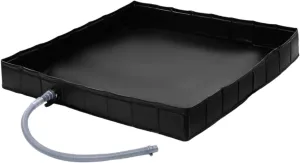 Foldable Shower Base Camping Shower Tray Waterproof Tent RV with Drain Equipment Tent Floor Base Portable Tent Shower Base