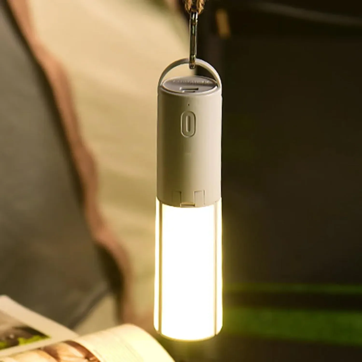 Foldable USB Rechargeable Tent Camping Light 4000mAh Travel Lanterns Outdoor Emergency Lighting Camping Lamp Party Tools