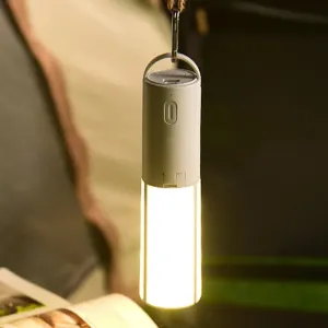 Foldable USB Rechargeable Tent Camping Light 4000mAh Travel Lanterns Outdoor Emergency Lighting Camping Lamp Party Tools