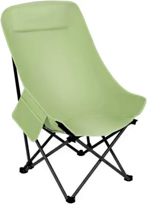 Folding Camping Chair Beach Chair Lounger Foldable with Headrest and Storage Bag Reclining Lounge Chairs Set of 2 for Outdoor Camp Travel Beach Picnic Festival Hiking Backpacking