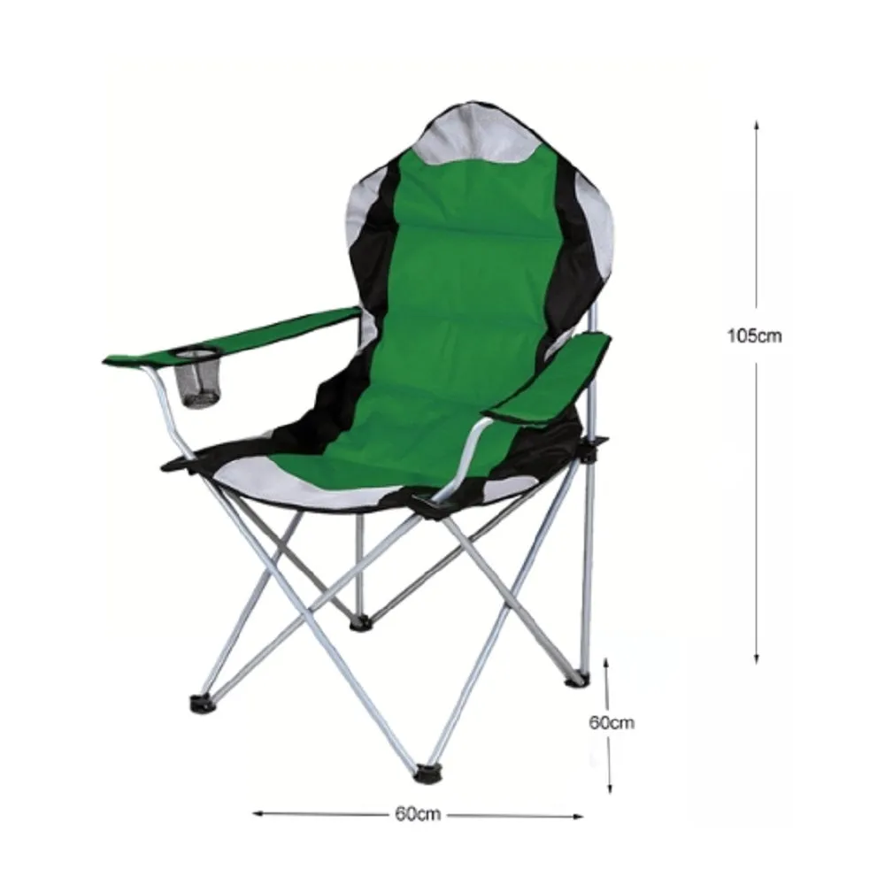 Folding Camping Chair Green Competitive pricing KILIROO Streamlined