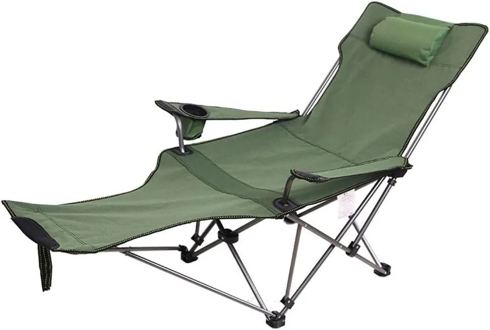 Folding Camping Chair Portable Backpack Fishing Chair Leisure Stool Beach Leisure Chair Sports Chair(Color:Green Full Cloth)
