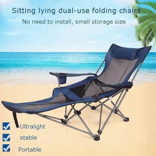 Folding Camping Chair Portable Backpack Fishing Chair Leisure Stool Beach Leisure Chair Sports Chair(Color:Green Full Cloth)
