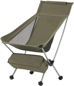 Folding Camping Chair Ultralight Backpack Camping Chair Travel Hiking Foldable Portable Outdoor Beach Backpack Seat, Breathable Double-Sided Mesh Indoor Outdoor Folding Chair