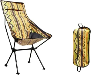 Folding Camping Outdoor Folding Chair Camping Fishing Aluminum Seat Stool Beach Chair for Sunbathing Barbeques Hiking Chairs Foldable