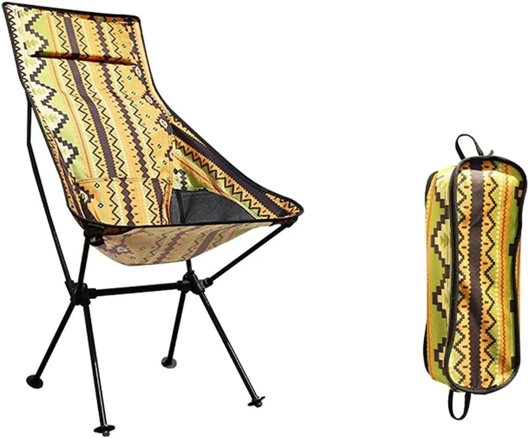 Folding Camping Outdoor Folding Chair Camping Fishing Aluminum Seat Stool Beach Chair for Sunbathing Barbeques Hiking Chairs Foldable