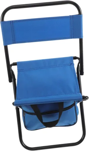 Folding Camping Stool Lightweight Portable Chair with Storage Pouch Sturdy Oxford and Construction for Beach Hiking Fishing and Outdoor Activities