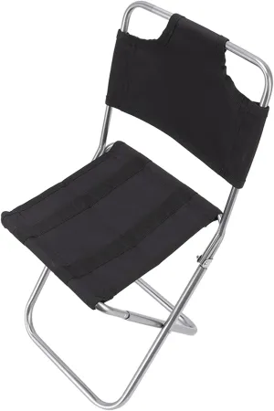 Folding Chair Camping Chair Stool Large Load Backrest Mazar Stool Aluminum Alloy Chair Outdoor Fishing Seat Small Folding Chair