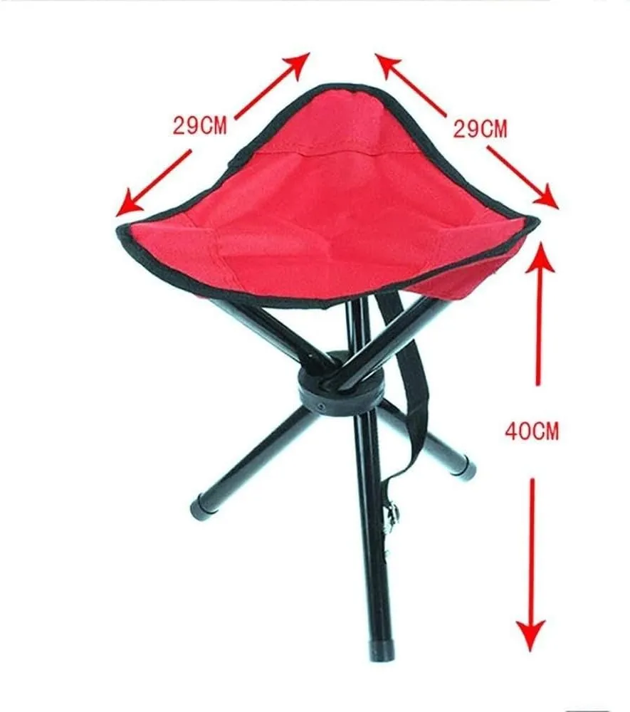 Folding Fishing Chair Mini Camping Folding Chair Outdoor Portable Fishing Small Bench Comfort Firm and Durable Portable Chair for Camping Expedition Ergonomic Camp seat Canvas Camping Chair