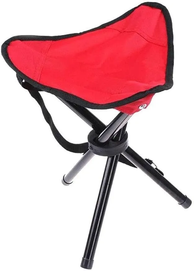 Folding Fishing Chair Mini Camping Folding Chair Outdoor Portable Fishing Small Bench Comfort Firm and Durable Portable Chair for Camping Expedition Ergonomic Camp seat Canvas Camping Chair