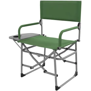 Folding Outsunny With Camping Table Side Timely shipping Directors - Green Chair, No customs hassle
