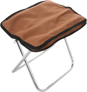 Folding Stool Compact Camping Furniture Portable Backpack Stool for Outdoor Activities Easy to Store