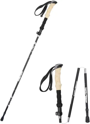 Folding Trekking Poles Lightweight Aluminum Quick Adjust Hiking Poles Walking Sticks with Quick Lock System for Man and Female in Hiking Camping Walking Trekking