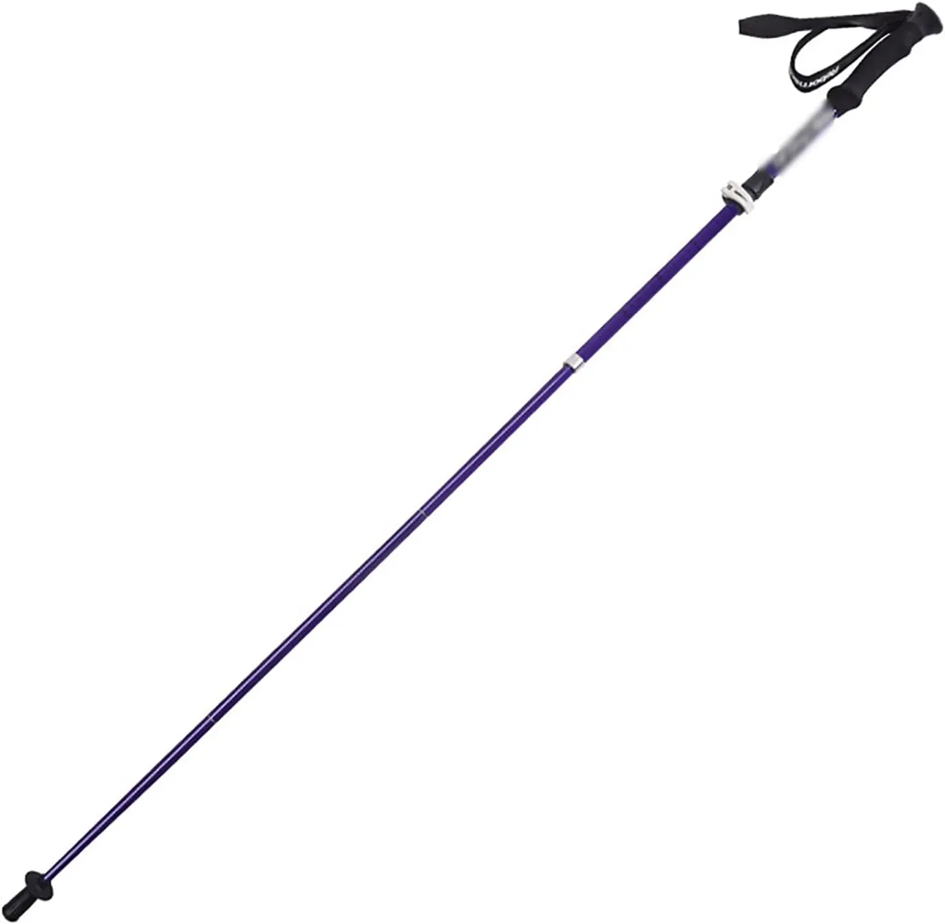 Folding Trekking Poles, Telescopic Poles, Outer Lock Ultra-Light Five-Section Poles, Cross-Country Trekking Poles, Outdoor Trekking Poles