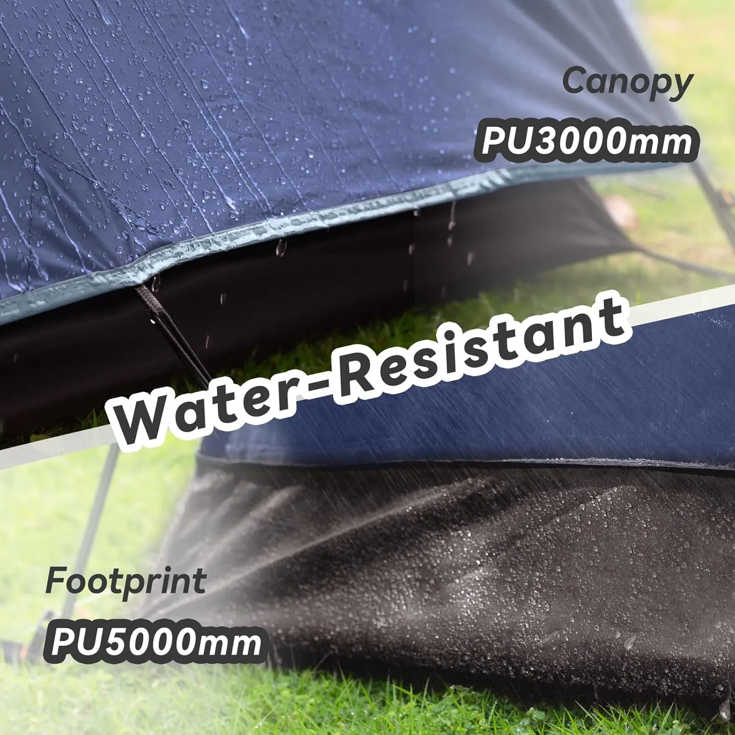 Forceatt Camping Tent 2/3/4 Person, Professional Waterproof & Windproof Lightweight Backpacking Tent Suitable for Outdoor,Hiking,Camping, Mountaineering and Travel