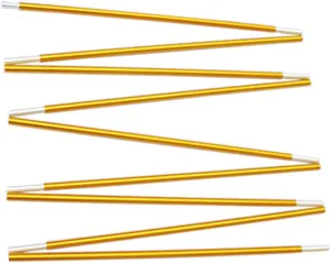 GALPADA 2Pcs Tent Support Poles Lightweight Telescopic Canopy Rods for Outdoor Camping Hiking Fishing Durable Rollover Tool Easy to Carry Store