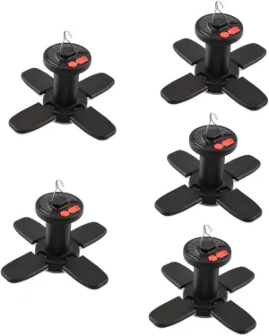 GANAZONO 5pcs Solar USB Rechargeable Led Tent Light for Camping Indoor Shed Canopy Lighting Gears Versatile Outdoor Emergency Light for Night Work and Power Outages