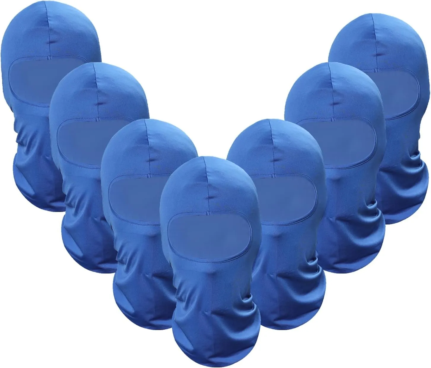 GANWAY Pack of 7 Balaclava Ski Mask for Men Thin Outdoor Airsoft Motorcycle Face Mask Hood Hat