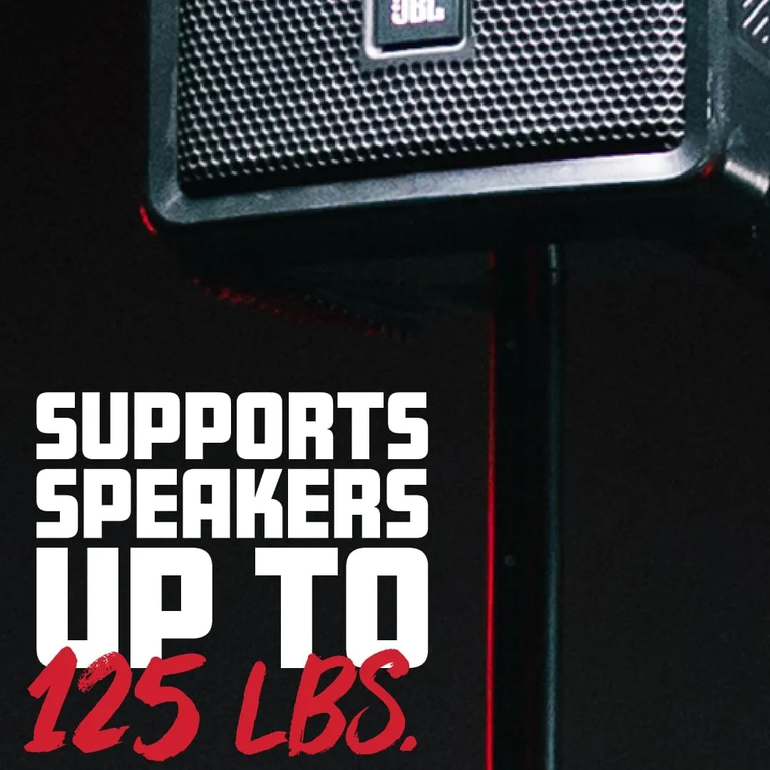 Gator Frameworks Standard Subwoofer/Speaker Extender Pole and 20mm Adapter, Fits M6 Threading (GFW-SPK-SP)